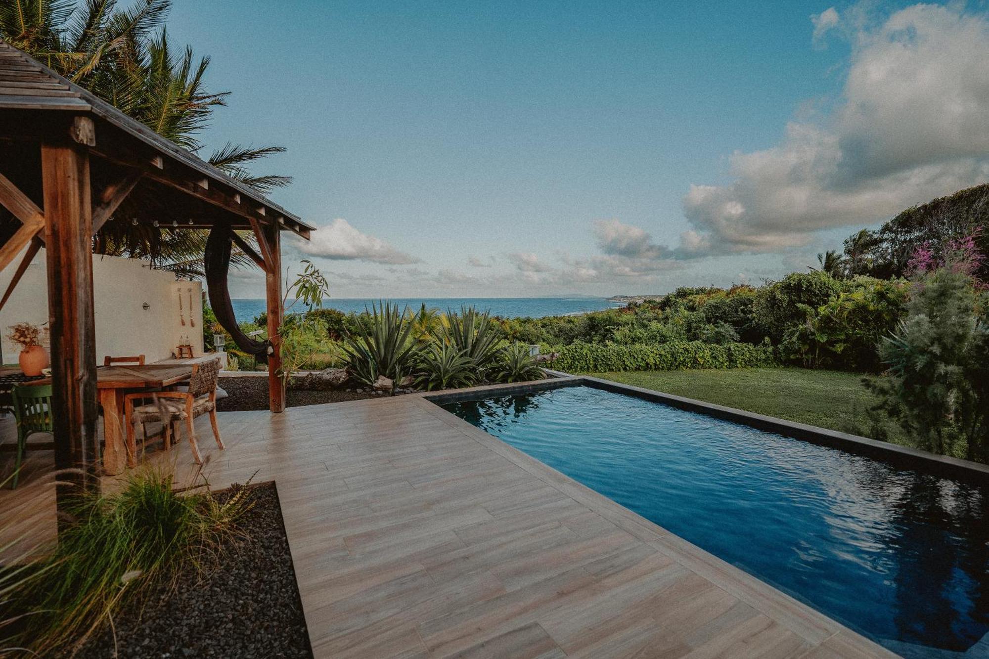 Villa Manika Vue Mer Le Moule Exterior photo